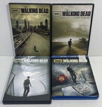 Lot of 4 DVD or Blu-Ray: The Walking Dead Seasons 1, 2, 4, &amp; 5 - £15.92 GBP