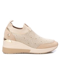 Xti women&#39;s wedge sneakers in Beige - size 9.5 - $95.04