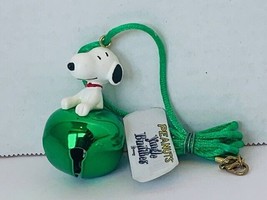 Peanuts Gang Christmas Ornament figurine bell Roman Schulz Charlie Brown Snoopy - £15.48 GBP