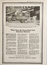 1920 Print Ad Packard Motor Trucks Delivering Freight Made in Detroit,Michigan - $23.23