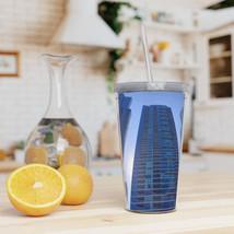 2D Photo Chicago Skyline Plastic Tumbler with Straw - £31.90 GBP