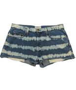 Current/Elliott The Boyfriend Short Booty Denim 27 Blue Indigo Painted S... - $47.84 CAD