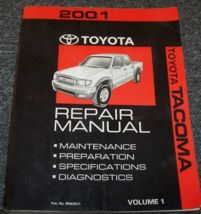 2001 Toyota Tacoma Service Repair Shop Workshop Manual Volume 1 Only Diagnostics - £79.92 GBP