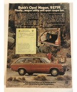1973 Buick Opel Wagon Vintage Print Ad Advertisement pa12 - $7.91
