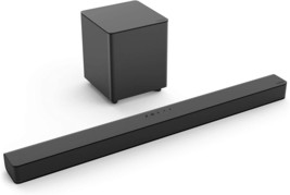 Black (Refurbished) Vizio V-Series 2 Channel Soundbar System With 5 Inch - £114.26 GBP