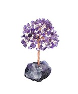 Amethyst Crystal Tree Feng Shui Money Tree Healing Stones Gem Natural Ge... - £23.56 GBP