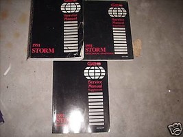 1991 Chevrolet Chevy Geo Storm Servizio Riparazione Negozio Manuale Set W - £7.90 GBP