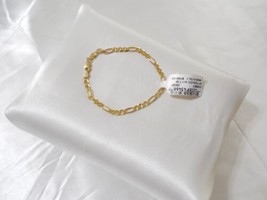 Giani Bernini 18k Gold /Sterling Silver Plate 7-1/2&quot; Figucci Bracelet D107 $120 - £42.85 GBP