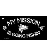 Mission Is Fishin Novelty Key Chain - £9.54 GBP