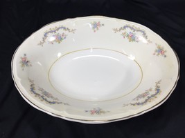 (1) Edwin Knowles Princess Fine China 9&quot; Oval Vegetable Bowl Made In USA... - $39.99
