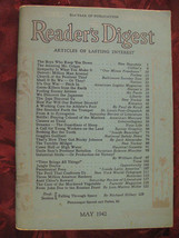 Reader&#39;s Digest May 1942 Gelett Burgess John Gunther William Hard Jack A... - $8.10