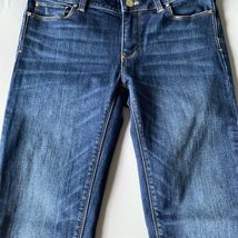 White House Black Market Women's Slim Crop Blue Denim Jeans Size 2R - $19.80
