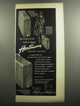 1952 Hartmann Luggage Ad - Does he know of such leather in luggage? - £14.74 GBP