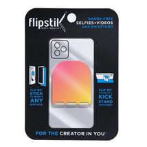 Flipstik Defy Gravity Cell Phone Stick &amp; Stand Hands Free Stand - Orange / Peach - £4.89 GBP