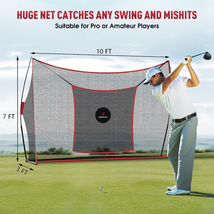 Heavy Duty Golf Practice Net with Chipping Target &amp; Carry Bag - £122.88 GBP