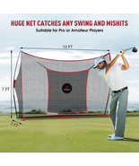 Heavy Duty Golf Practice Net with Chipping Target &amp; Carry Bag - £120.83 GBP
