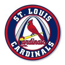 St Louis Cardinals  Round  Precision Cut Decal / Sticker - £3.15 GBP+