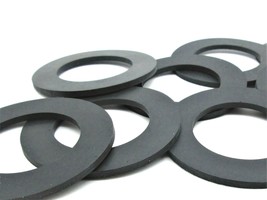 1 1/2&quot; ID x 2 1/2&quot; OD x 1/8&quot; Rubber Flat Washers Spacers Various Package Sizes - £8.83 GBP+