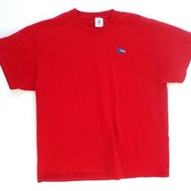 Delta Magnum Weight Men&#39;s Basic T-Shirt XL Red Gladiator Logo on Chest - £11.68 GBP