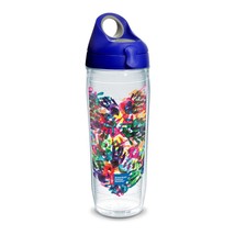 Tervis American Cancer Society Hand Heart 24 oz. Water Bottle W/ Lid NEW - £13.69 GBP