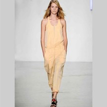 NWT Helmut Lang Odyssey Cotton Jumpsuit in Crab Claw Size 4 - £175.36 GBP