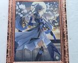 Jingliu Floral Waifu Anime Girl Trading Card Rose Gold Heavy Metal 3&quot; x 4&quot; - $18.50