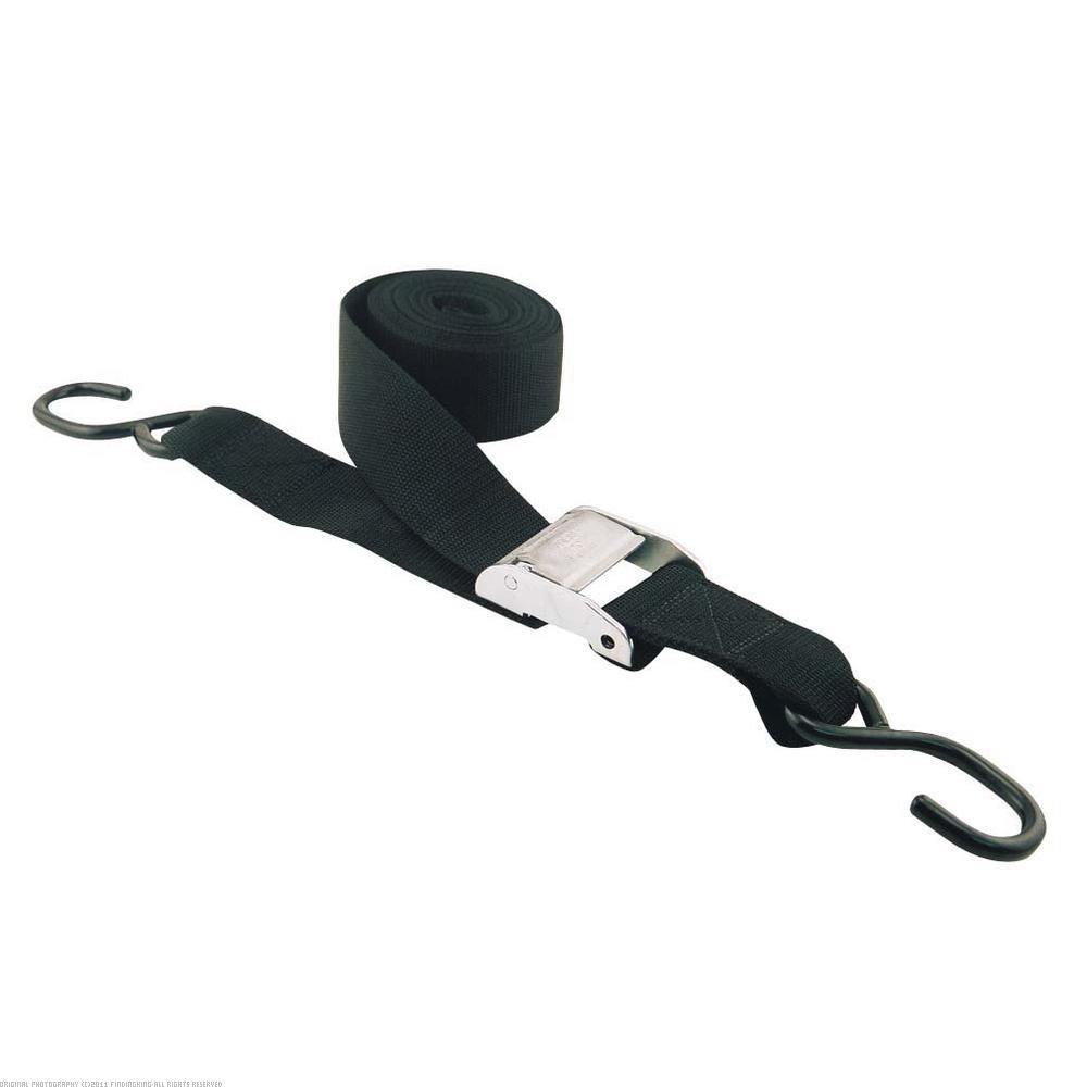 Erickson 2" x 15' Cam Strap Tie Down 1200 lb Black Retail Packaging 01215 - £27.96 GBP