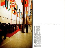 Washington D.C. Kennedy Center of Performing Arts Hall of Nations VTG Postcard - £7.51 GBP