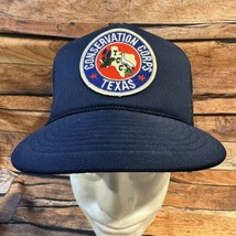 Vintage Conservation Corps Texas Foam Hat Mesh Adjustable SnapBack Cap Nissin - $16.69