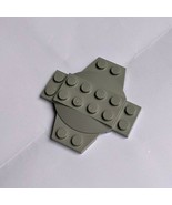 Lego 6x6x2/3 Cross Plate with Dome Light Bluish Gray Lot of 1 - $1.39 CAD