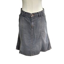 American Eagle Low Rise  Denim Skirt Size 2 Medium Wash (grayish) Textured Y2K - £9.34 GBP