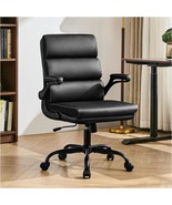 Office Chair Adjustable Desk Chair Mid Back Executive Comfortable Bonded... - $2,689.79 MXN
