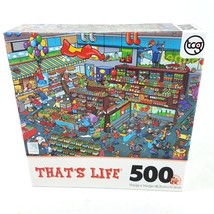 Thats Life Supermarket Food Frenzy Jigsaw Puzzle 500 Pieces NEW Daily Sc... - $12.86