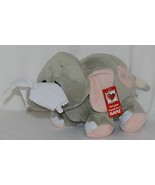 GANZ Brand H13402 Grey Pink Color Get Well Ellie Elephant With Tissue - £12.64 GBP