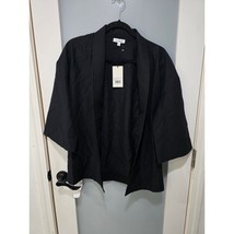 Love, Bonito Black Kimono Jacket XS Open Front Lightweight Blazer NWT Mi... - $40.00