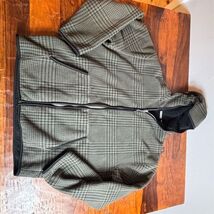 White Sierra Women's Plaid Jacket Size L Green Fleece Lined Vintage - $10.30