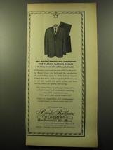 1959 Brooks Brothers Clothing Ad - New worsted trousers now complement - £15.01 GBP
