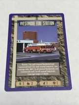Westmore Fire Station Base Set - SimCity CCG TCG Sim City Rare CV JD - £9.47 GBP