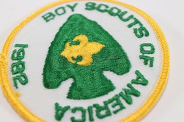 Vintage 1982 Green Arrowhead Gold Border Boy Scouts America BSA Camp Patch - £9.31 GBP