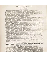 1906 Maine Masonic &amp; Fraternal Organizations Societies Pages Lot Of 5 F6B - €25,75 EUR