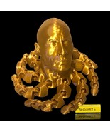 The Rocktopus - 3D Printed Octopus With The Rocks Head 12.8 cm  5&quot; - $641.68 MXN