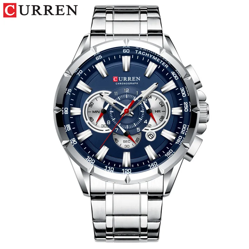 CURREN Fashion Man WristWatch Waterproof  Men Watch    Stainless Steel  Male Clo - $65.23