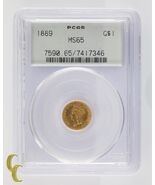 1889 Gold Indian Princess Graded by PCGS as MS65 Gorgeous Coin #7590 - $118,372.76 MXN