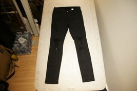 Black Slim Stretchy  Straight Leg Jeans Denim W 30 L30 - £13.15 GBP