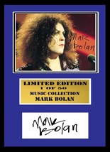 MARK BOLAN       SIGNED  MOUNT  FRAMED - £12.69 GBP