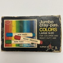 Sanfords Jumbo CrayPas Mixing and Blending Colors Set of 8 Vintage Made ... - $7.89