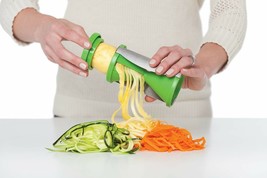 HIC Easy-Turn Vegetable Spiral Slicer and Paleo Spiralizer for Zucchini Spagh... - £13.12 GBP