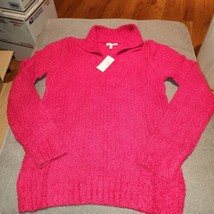 NEW with tags Womens Red long sleeve sweater blouse, Maurices size XS - £13.80 GBP