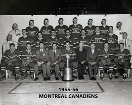 MONTREAL CANADIENS 1955-56 8X10 TEAM PHOTO HOCKEY PICTURE NHL - $4.94
