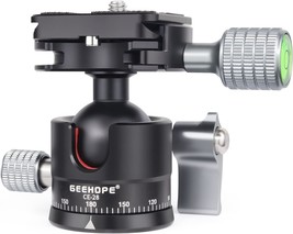 Geehope Ce-28 Low Profile Tripod Ball Head Universal 360 Panoramic Metal - £28.45 GBP